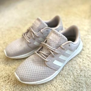 Barely worn pink Adidas shoes